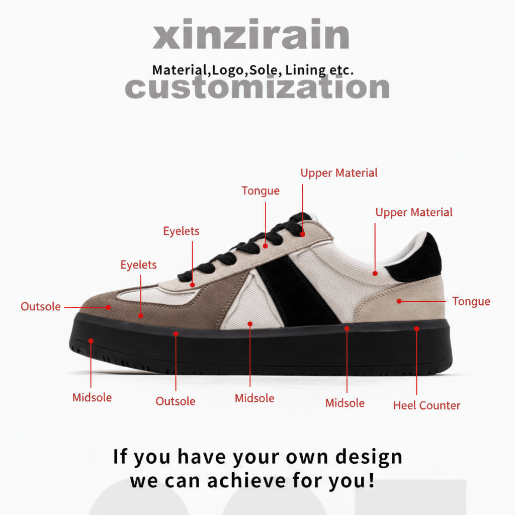 Xinzirain Custom Casual Shoes | OEM Leather Sneakers Manufacturer in China
