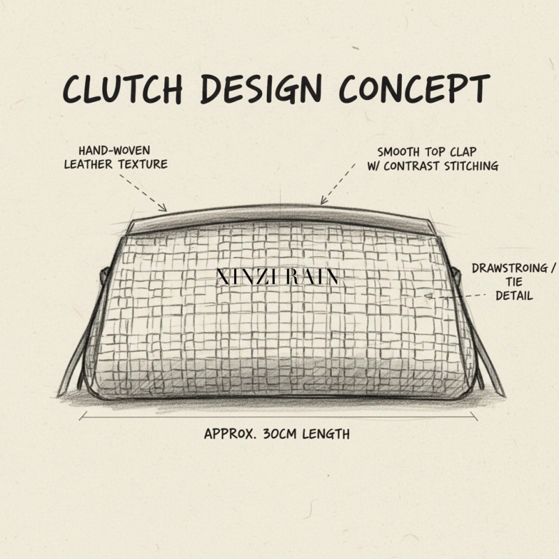 Custom Woven Leather Clutch Bag | OEM/ODM Handbag Manufacturer – XINZIRAIN