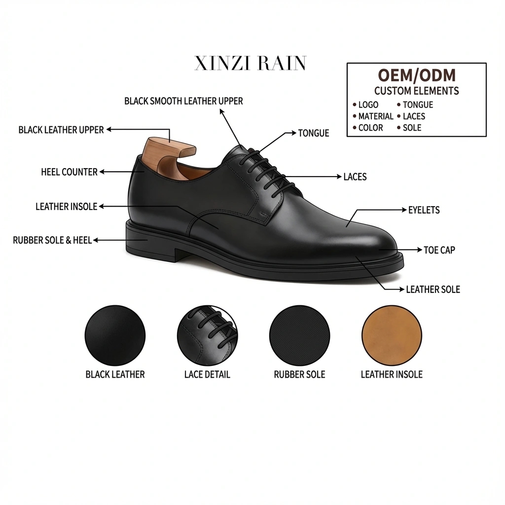 Custom Leather Shoes with Timeless Design and Effortless Comfort