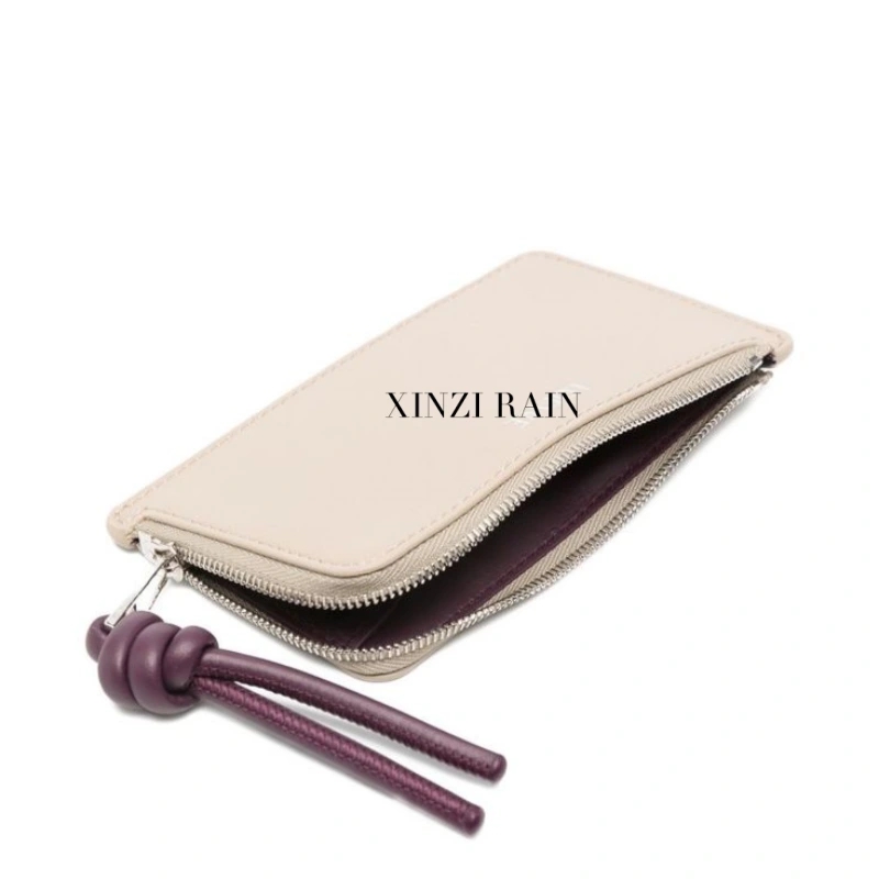 Custom Knot Leather Card Case Wallet for Women | OEM Leather Holder