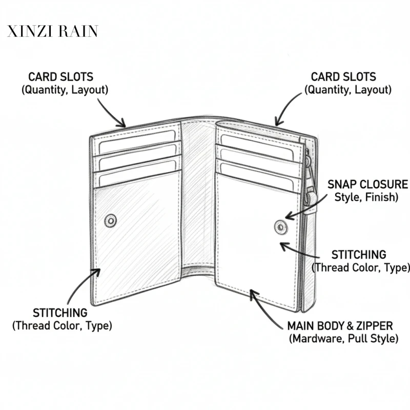 OEM Women’s Travel Wallet – Custom Leather Wallet Manufacturing