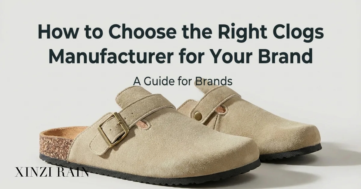 How to Choose the Right Clogs Manufacturer for Your Brand (OEM & Private Label Guide)