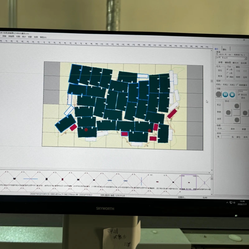 Digital precision cutting technology for sandals
