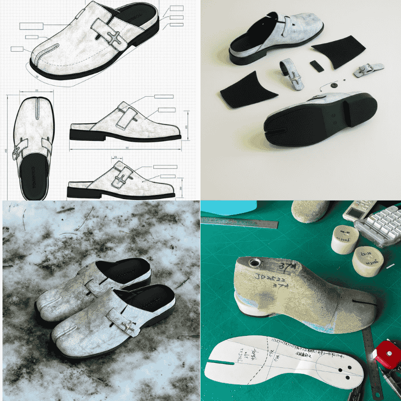 Production Process - Split-Toe Mule by TOMBOGO®
