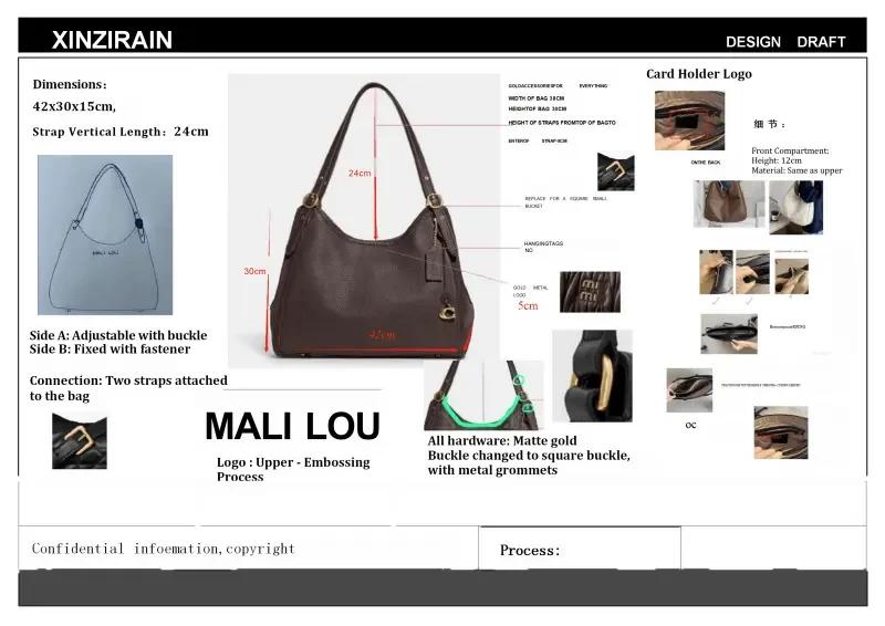 MALI LOU Structured Shoulder Bag