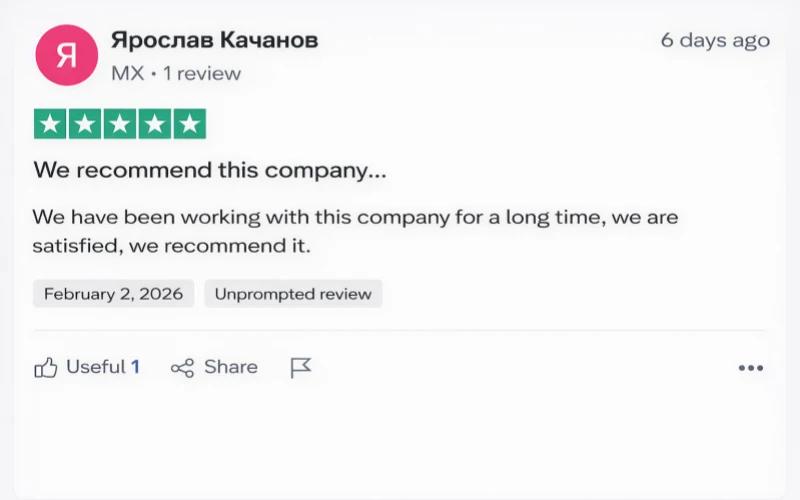 Customer review 2