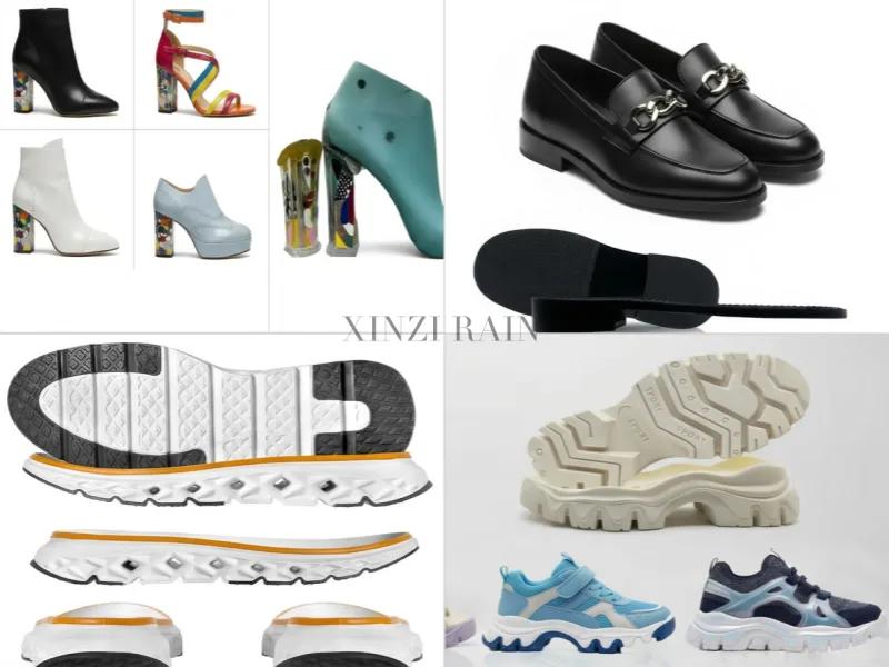 Différentes chaussures nécessitent différentes stratégies matérielles