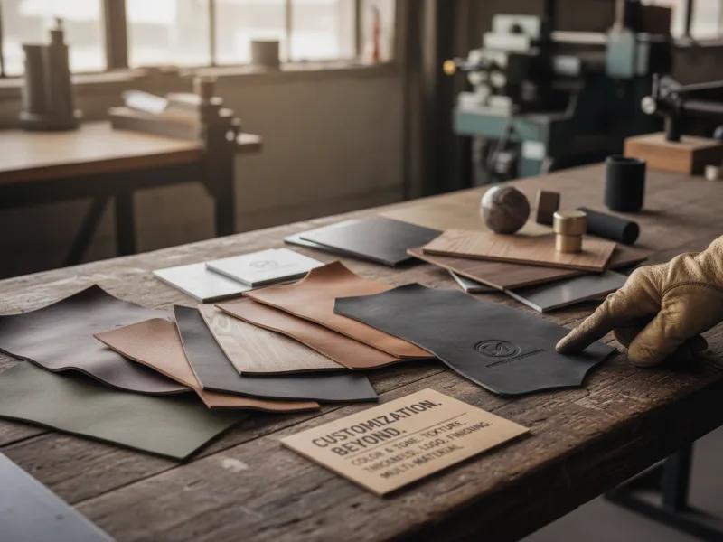 Ce que nous pouvons personnaliser au-delà des matériaux