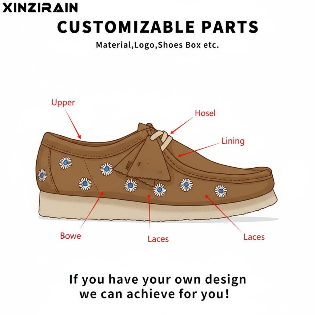 Wallabee鞋业批发，提供定制麂皮设计