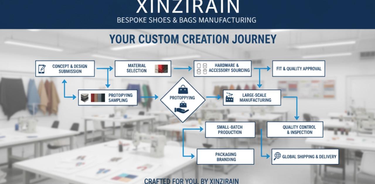 Sacs et chaussures en cuir sur mesure XINZIRAIN : De la conception à la livraison