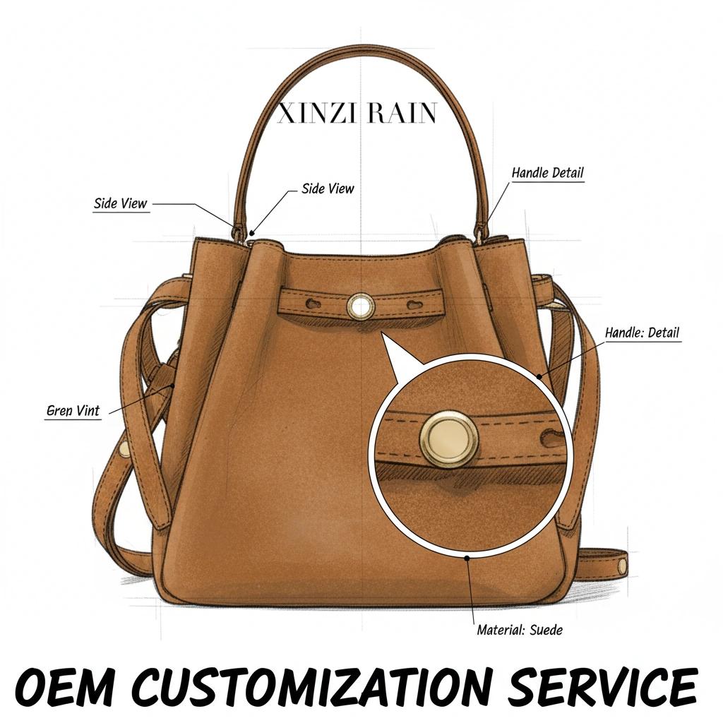 Custom Suede Leather Handbag | OEM/ODM Luxury Bag Manufacturer – XINZIRAIN
