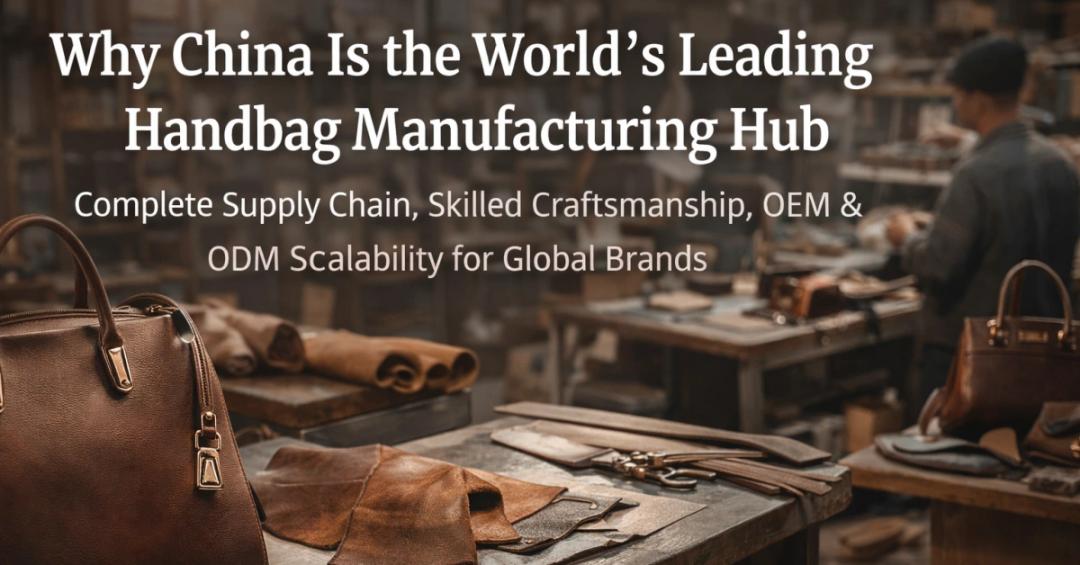 Pourquoi la Chine est le premier centre mondial de fabrication de sacs à main