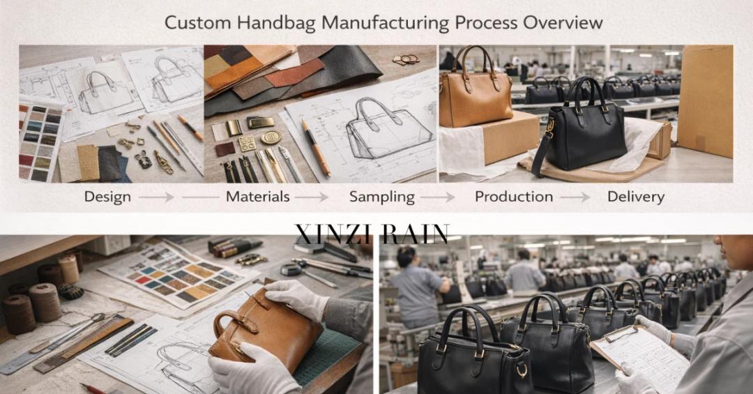 Custom Handbag Manufacturing Process Explained by an OEM Manufacturer