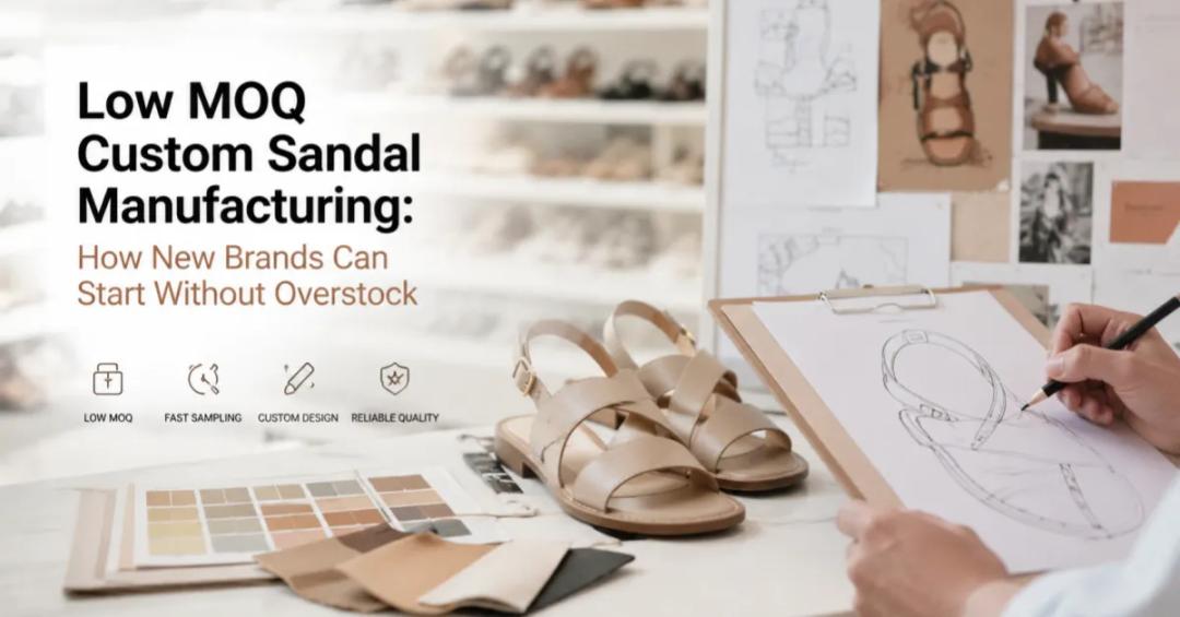 Low MOQ Custom Sandal Manufacturing: How New Brands Can Start Without Overstock