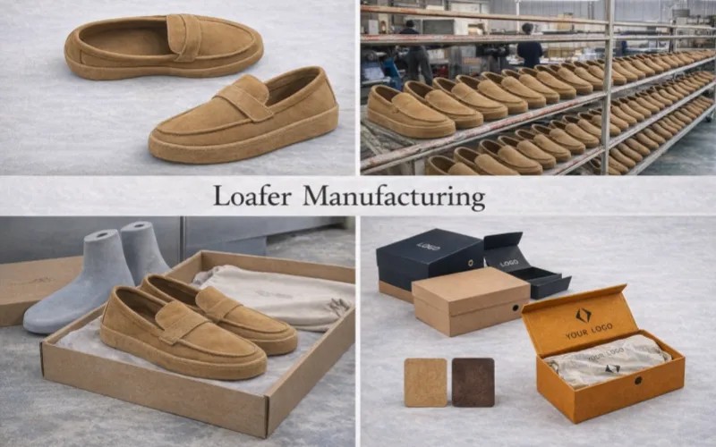 Loafer manufacturing process