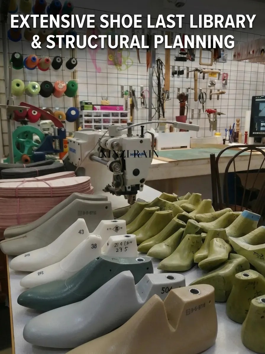 Extensive Shoe Last Library & Structural Planning