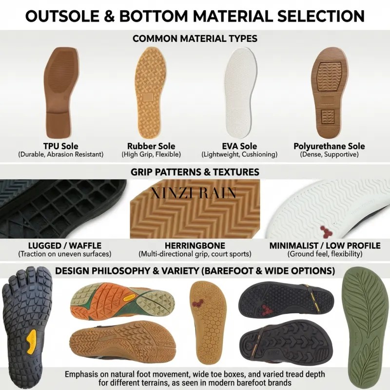 Outsole & Bottom Material Selection