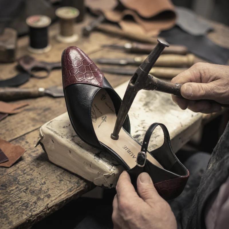 Herrains luxury stiletto manufacturer production