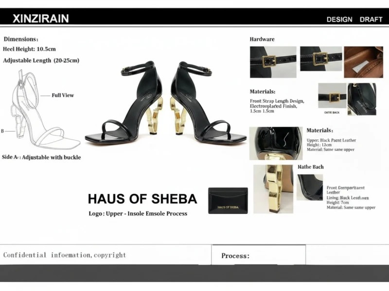 Custom sandal manufacturing case three