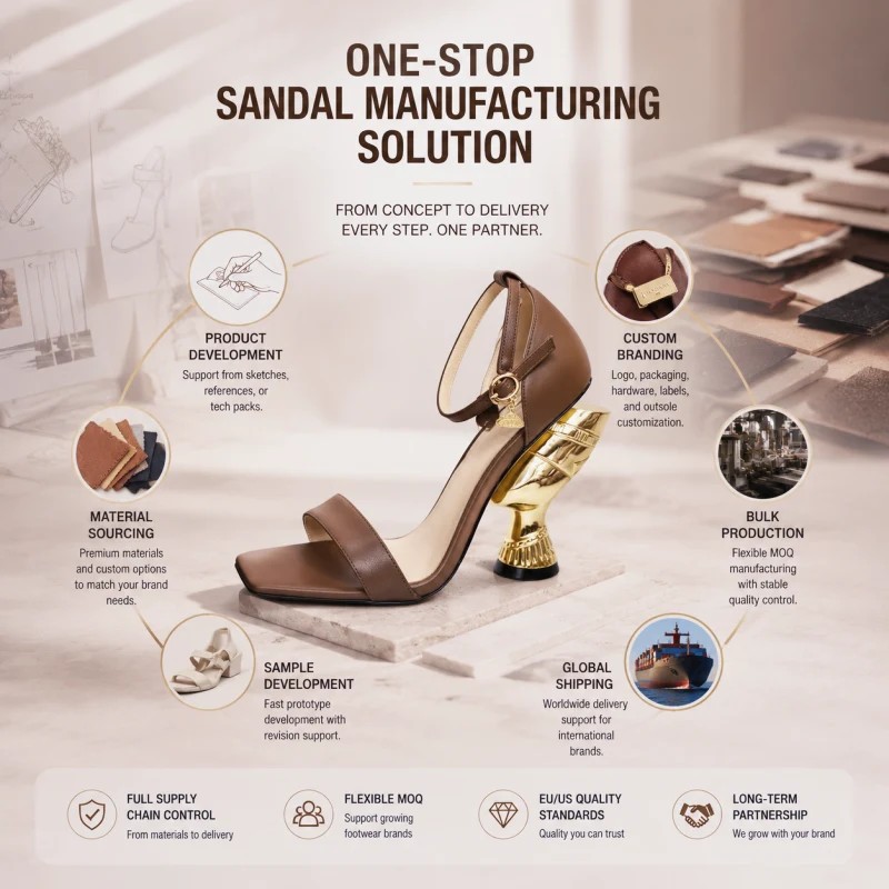 One-stop sandal manufacturing solution