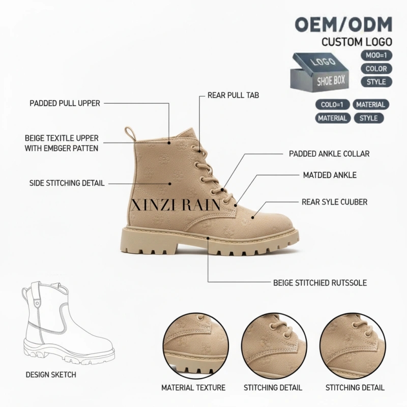 Floral Suede Kids Boots – Kids Footwear Manufacturer China