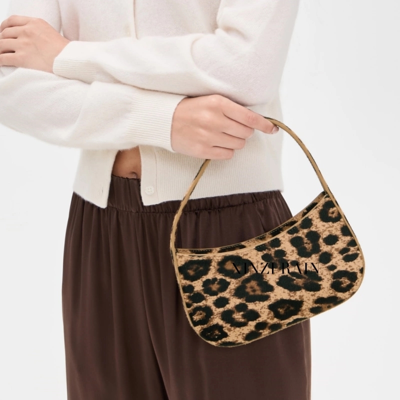 Custom Made Leopard Print Shoulder Bag by Xinzirain