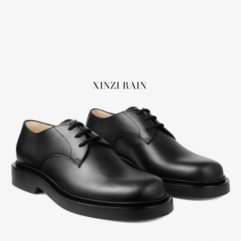 OEM Men’s Leather Derby Shoes | Custom Black Formal Dress Shoes Manufacturer
