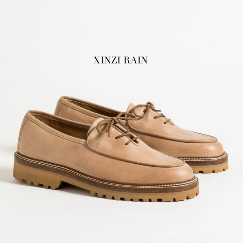 Custom Oil-Tanned Leather Derby Shoe | Lightweight Casual Men’s Leather-Shoe