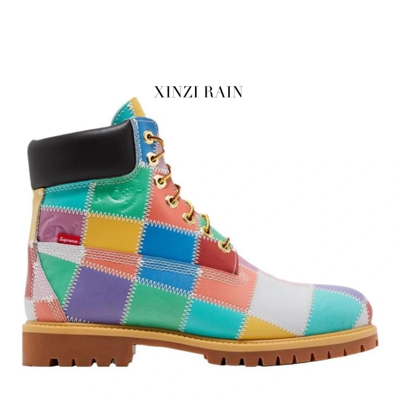 Custom Premium Waterproof Kids Boots | OEM Colorful Patchwork Children’s Footwear