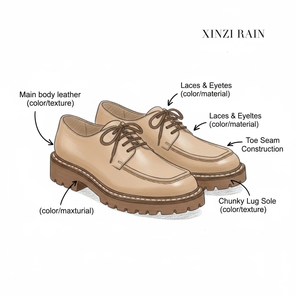 Custom Oil-Tanned Leather Derby Shoe | Lightweight Casual Men’s Leather-Shoe