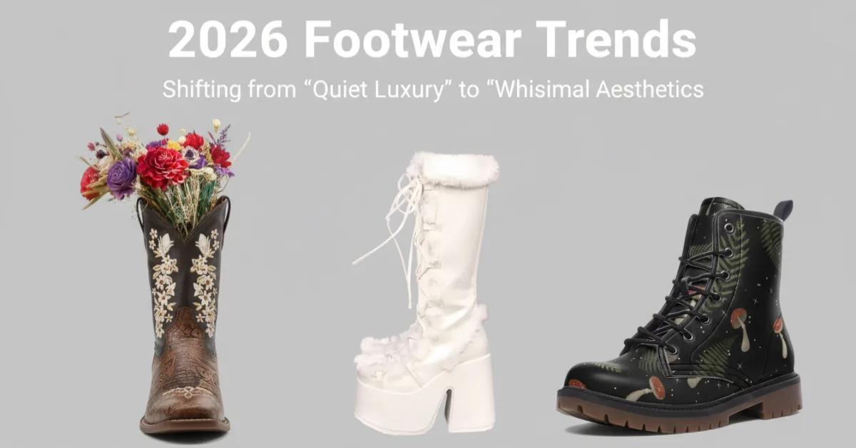 Winter 2026 Footwear Trends: Shifting from "Quiet Luxury" to "Whimsical Aesthetics"
