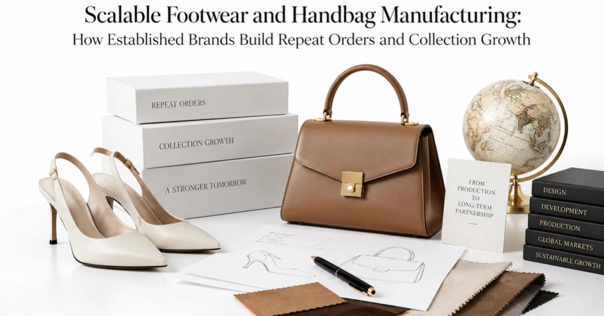 Scalable Footwear and Handbag Manufacturing: How Established Brands Build Repeat Orders and Collection Growth Scalable Footwear and Handbag Manufacturing: How Established Brands Build Repeat Orders and Collection Growth