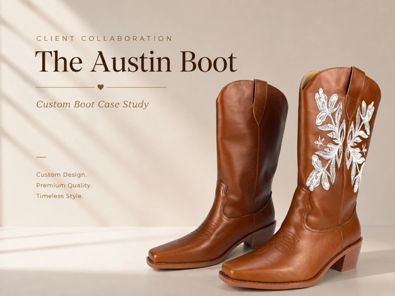 Boot project developed from an initial production run to repeatable scale