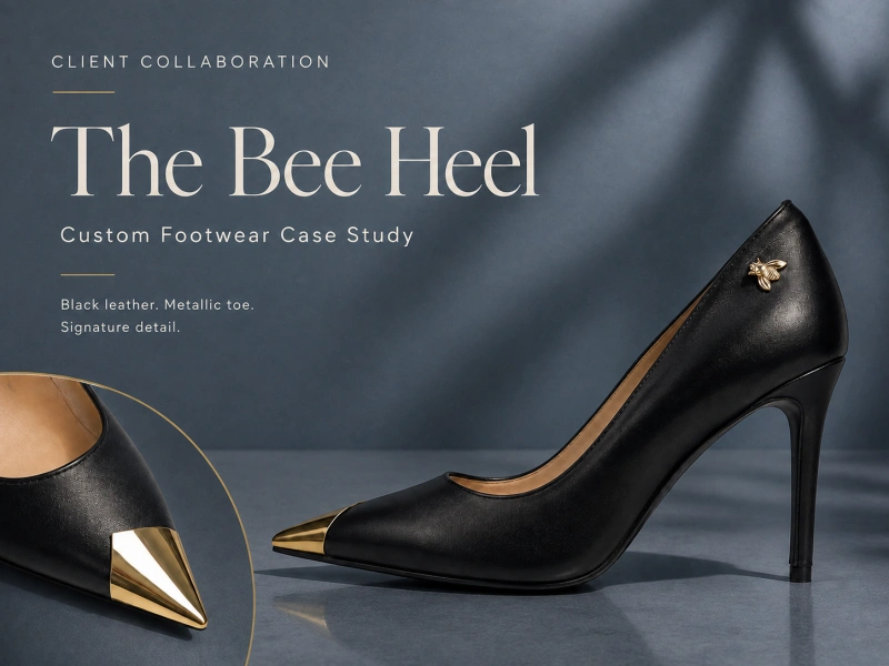Heeled footwear project developed toward future styles and collection expansion