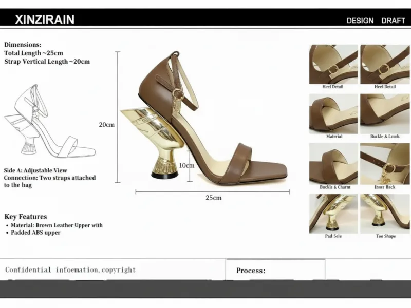 Custom sandal manufacturing case four