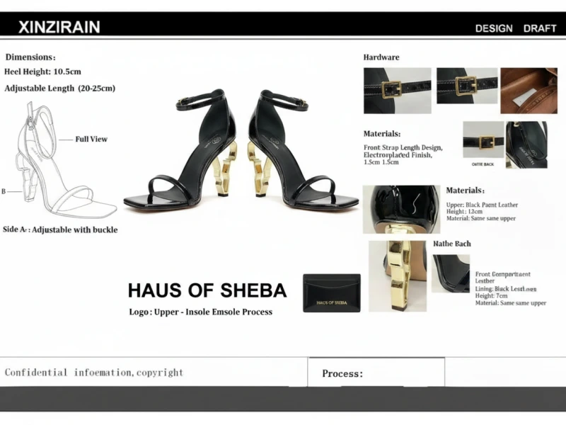 Custom sandal manufacturing case three
